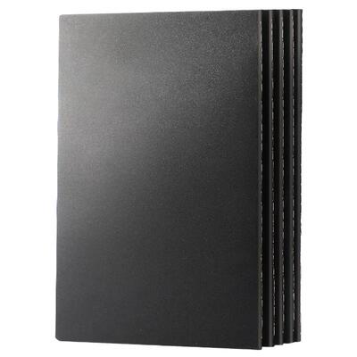 16k简约大学生黑卡纸牛皮本