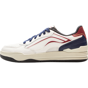 李宁月璃丨板鞋男鞋春季新款小白鞋复古休闲鞋轻便软底运动鞋子男