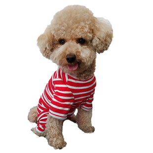 狗狗四脚衣服母狗连体生理裤月经姨妈避孕全包裹防骚扰防乱尿纯棉