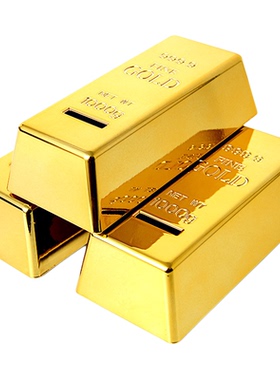 创意金砖存钱罐桌面摆件婚庆礼物