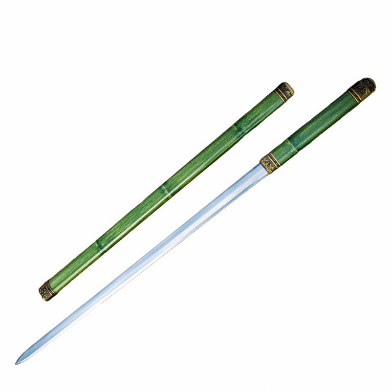 竹中剑环首古风文玩君子棍中刀剑