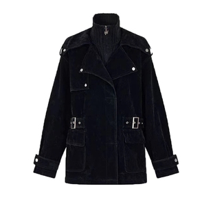 鸭鸭羽绒服女2025年秋冬新款时尚休闲舒适简约翻领百搭保暖外套S