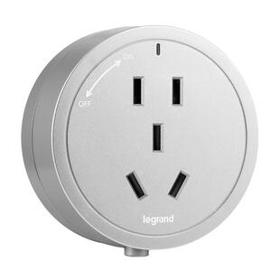 罗格朗轨道插座排插可移动明装电力导轨滑轨厨房客厅卧室无线排插