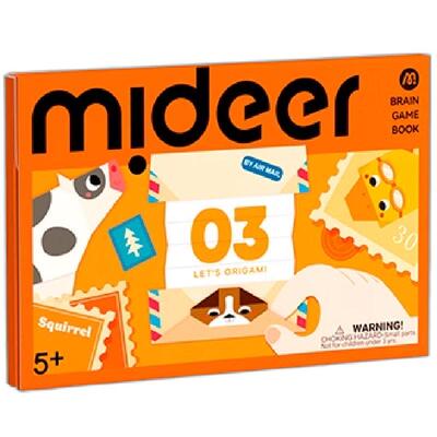 mideer弥鹿剪纸书3d折纸