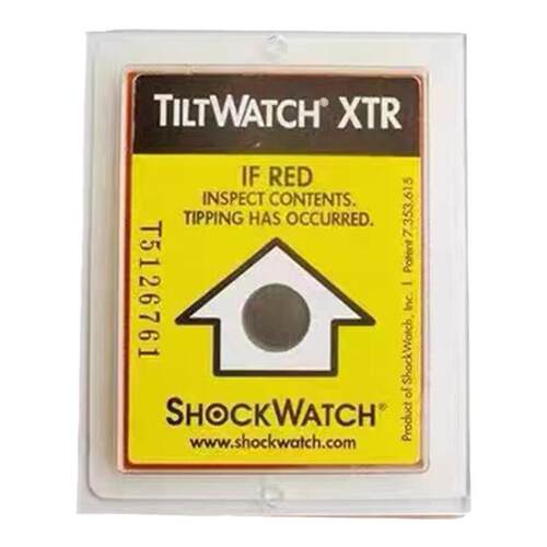 进口TILTWATCH防倾斜标签shockwatch物流运输防倾倒防震标贴
