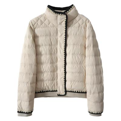 小香风羽绒服女短款轻薄设计感潮