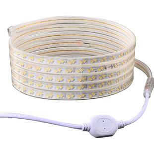 220v灯带条led三色变光灯条超亮室内客厅吊顶户外防水自粘跑马灯