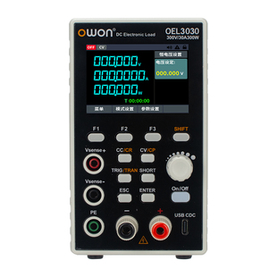 OWON直流电子负载检测仪OEL_T可编程负载电池放电检测V-I曲线补偿