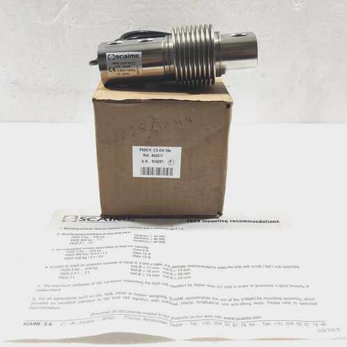 SCAIME F60X1T C3 CH 10E BENDING BEAM LOAD CELL 402517 E MAX1