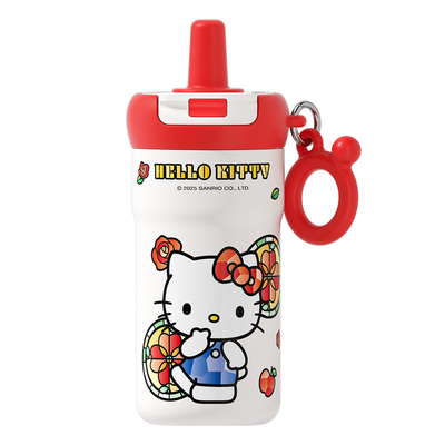 hellokitty保温杯女生大容量吸管水杯新款高颜值便携可爱杯子礼物