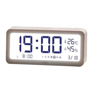 得力电子闹钟智能高中生学生专用起床神器强力叫醒2025新款网红