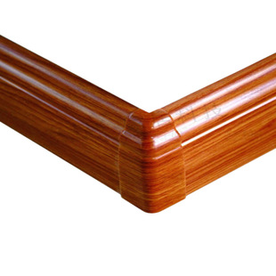 spc石塑wpc竹木塑纤维pvc地板踢脚线强化复合实木地脚线压条家用