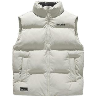 KELME卡尔美棉马甲男款秋冬新款户外运动立领保暖百搭坎肩外套女