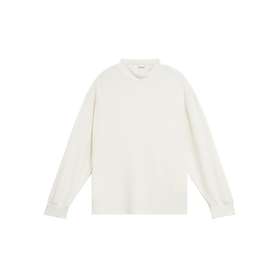 BODYDREAM绒感小高领打底衫T恤男保暖长袖冬季内搭上衣/领口刺绣