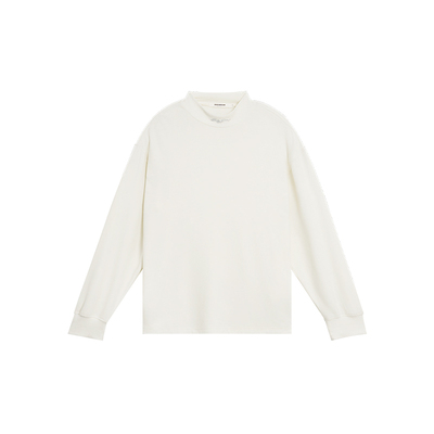 BODYDREAM绒感小高领打底衫T恤男保暖长袖冬季内搭上衣/领口刺绣