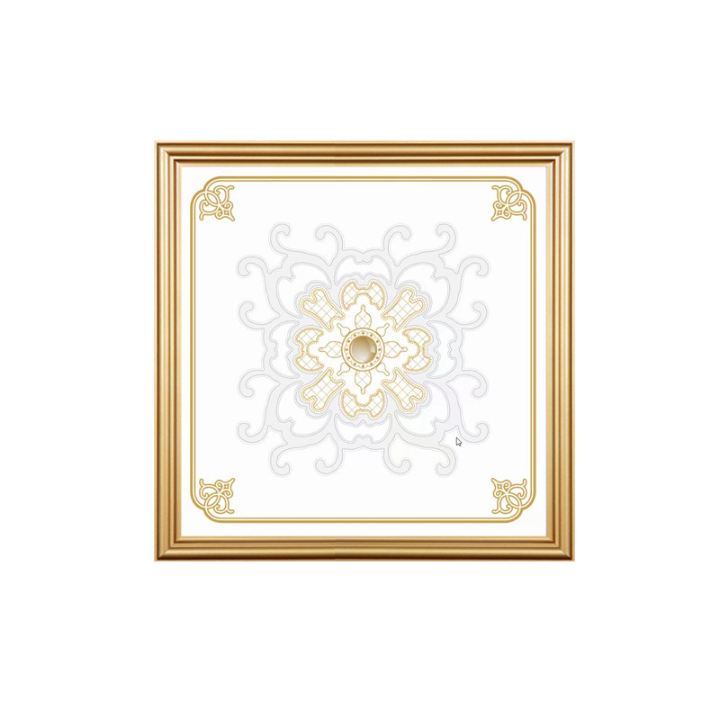 450x450平板灯集成吊顶led灯45x45 厨房卫生间吸顶灯铝扣板嵌入式