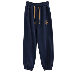 大码300斤休闲裤子男女春夏薄款宽松束脚卫裤学生高街抽绳灯笼裤