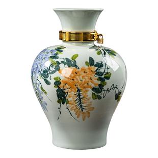 泡酒专用景德镇仿古陶瓷酒坛子家用密封10斤20斤装空瓶高端存酒缸