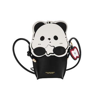 森马包包斜挎包女2024新款可爱熊猫单肩包精致小巧手机包休闲女包