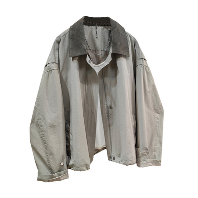 工装夹克女慵懒风复古休闲短外套