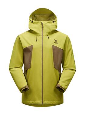 骆驼山海冲锋衣女装2026秋季户外百搭防风运动登山服宽松情侣外套
