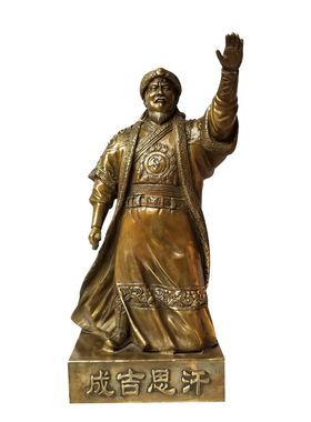 大号成吉思汗铜像铁木真