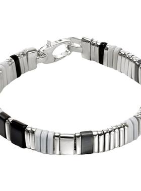 JH串珠银手链手工原创小众设计