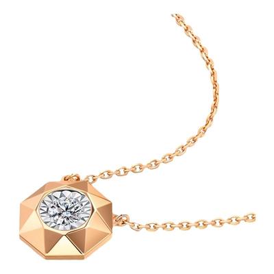 周生生炫幻小太阳钻石项链