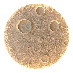 高级月球灯背景墙面氛围布置装饰画酒吧烧烤店美容美发店玄关壁画