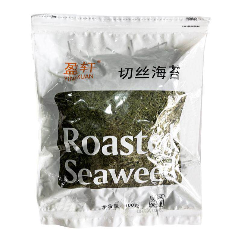 盈轩鲜嫩薄脆韩式原味海苔丝商用