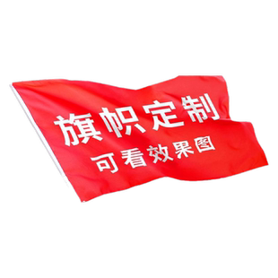 旗帜定制班旗队旗帜定做横幅手拉旗导游旗音乐节应援大旗班级运动会旗广告旗团建旗子小红旗团旗公司户外彩旗