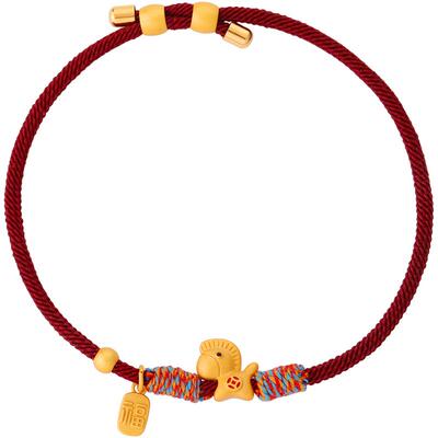 2026新款本命年红绳小金马手链女生小众时尚设计马上有钱国风配饰