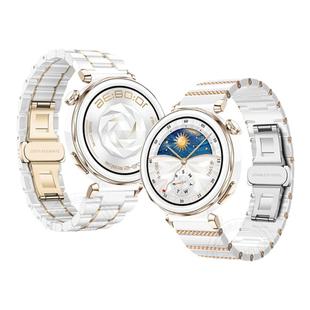 适用华为GT5Pro手表带GT6新款watch5官方同款gt5pro陶瓷表带watchgt5运动GT4智能腕表41女款GT3玫瑰金链秋冬