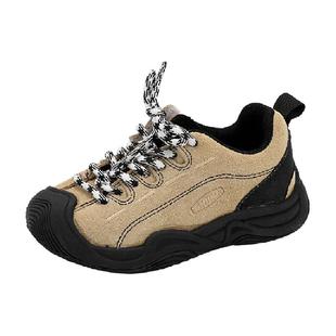 Ginuorat奇诺鼠2025秋男宝宝户外登山露营运动鞋女童软底学步鞋