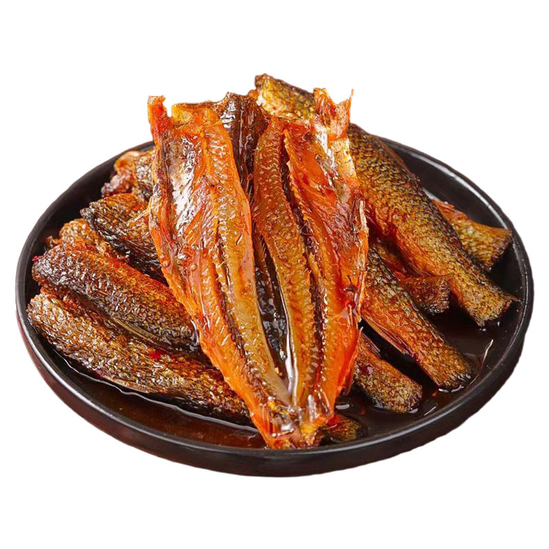 香辣手撕鱼下饭菜小鱼仔零食小吃