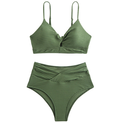 热辣欧美泳衣女款成人大码微胖mm