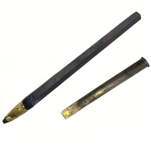 合金錾子钨钢合金凿石头凿尖凿平凿扁凿石工打石头水泥凿子劈石器