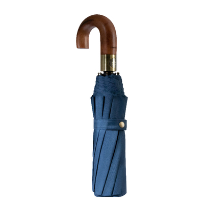 有质感的实木小弯把伞