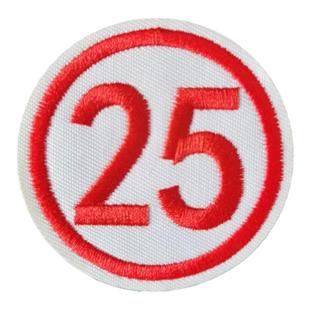 数字考级号码牌 工作服 幼儿园毛巾枕头数字布贴刺绣 批发定制