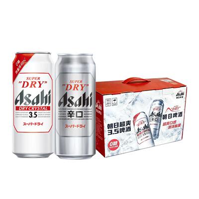 朝日超爽500ml*6罐+超爽3.5*6罐