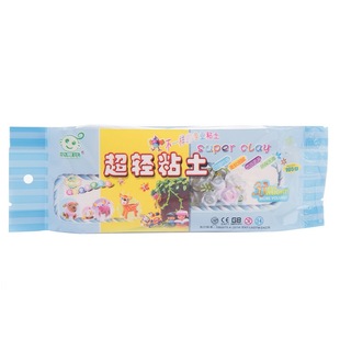 正品小哥比超轻粘土105g袋装12色套装专业人偶手办黑白肤色黏土