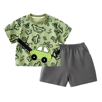 儿童短袖套装女童夏季宝宝