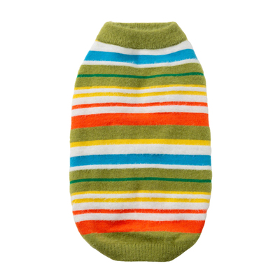 嬉皮狗|仿貂绒条纹大狗毛衣
