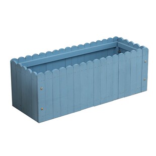 防腐木花箱木头花盆户外木质长方形种植箱庭院木制花槽阳台种菜箱