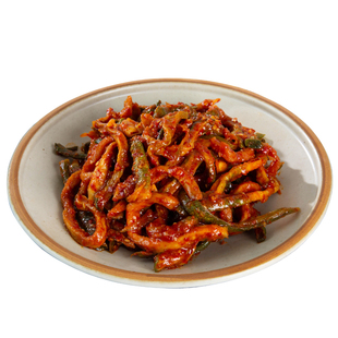 李秀山延边朝鲜族辣拌萝卜干条咸菜下饭菜甜辣韩式泡菜韩国风味