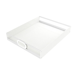 家用厨房橱柜滑轨托盘抽屉PP塑料加不锈钢收纳盒分层整理储物拉篮