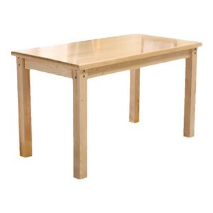 实木学习电脑桌学生家用写字长条桌高中生木桌松木小桌子定制书桌