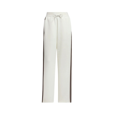 adidas阿迪达斯新款拉绳直筒运动休闲女舒适双面针织长裤 KC0086