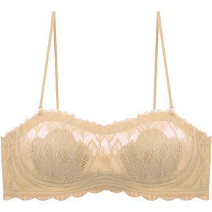 【品牌特惠】宝诗嫣法式蕾丝内衣女大胸显小文胸无钢圈性感胸罩