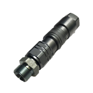 超高压油管连接挖掘机破碎锤打桩机快换平面式液压快速接头碳钢